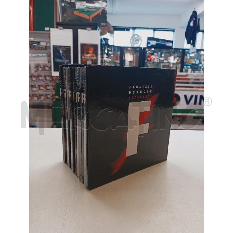 COFANETTO FABRIZIO DE ANDRÈ I CONCERTI | Mercatino dell'Usato Roma rebibbia 2