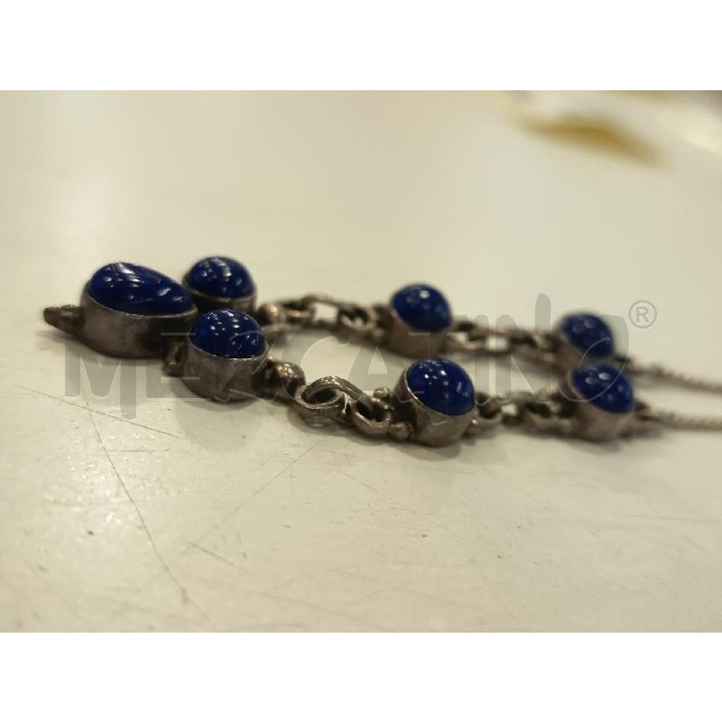 COLLANA ARG 7SFERE LAPIS  | Mercatino dell'Usato Roma rebibbia 3