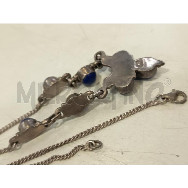 COLLANA ARG 7SFERE LAPIS  | Mercatino dell'Usato Roma rebibbia 5