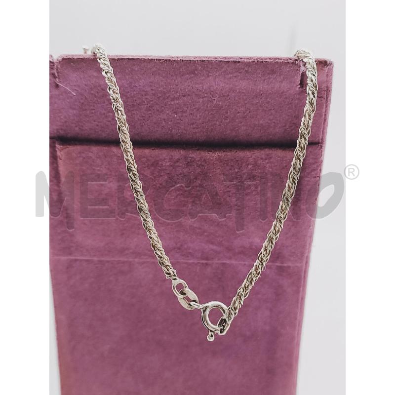 COLLANA ARG CIONDOLO FIORE PIETRE VERDI | Mercatino dell'Usato Roma rebibbia 4