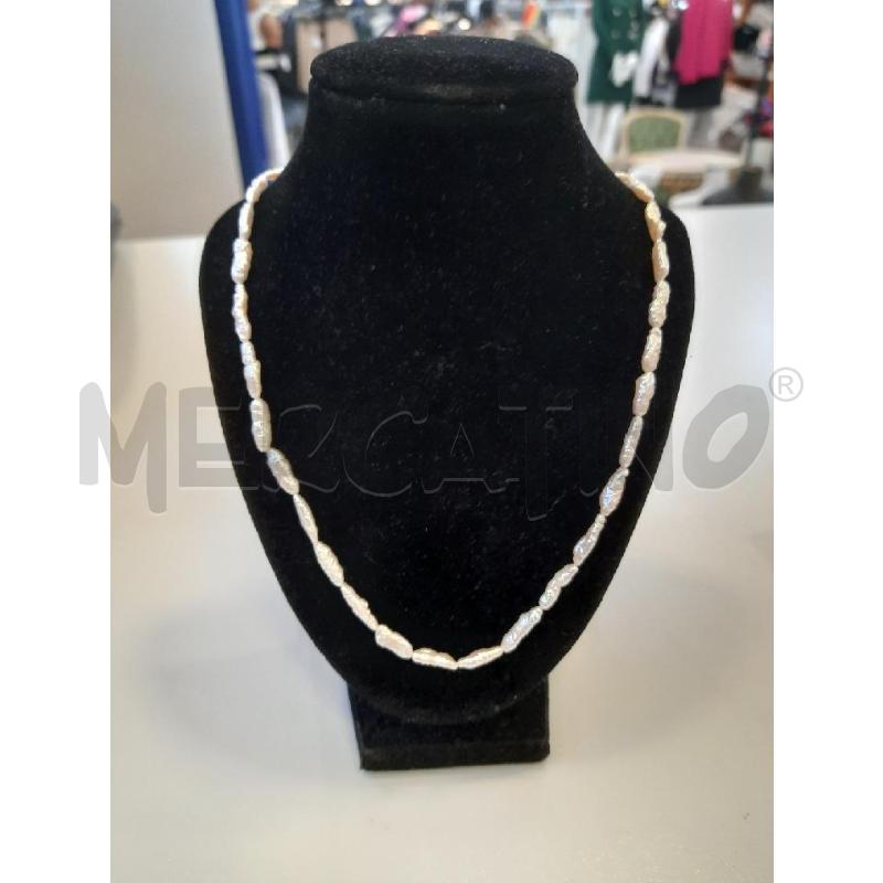 COLLANA CHIUSURA DOR PERLE FIUME | Mercatino dell'Usato Roma rebibbia 1
