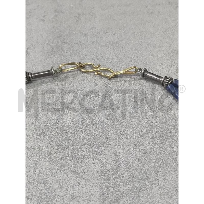 COLLANA CROMO MULTIFILO LAPIS BLU | Mercatino dell'Usato Roma rebibbia 3