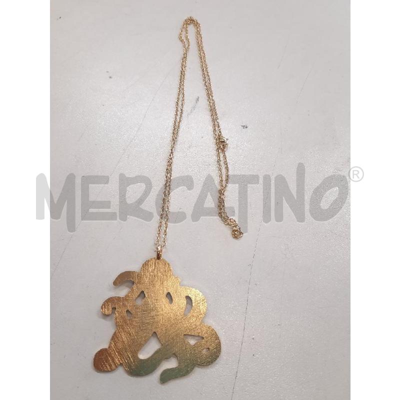 COLLANA FRANCESCA BIANCHI POLPO SMALTO NERO | Mercatino dell'Usato Roma rebibbia 2