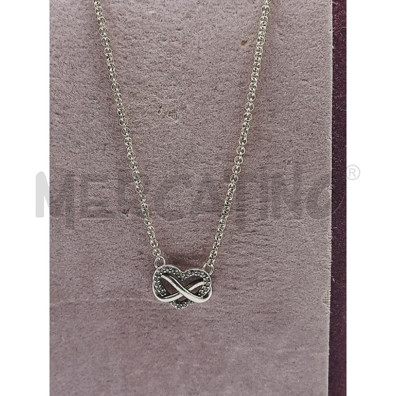 COLLANA PANDORA CUORE INFINITO  | Mercatino dell'Usato Roma rebibbia 2
