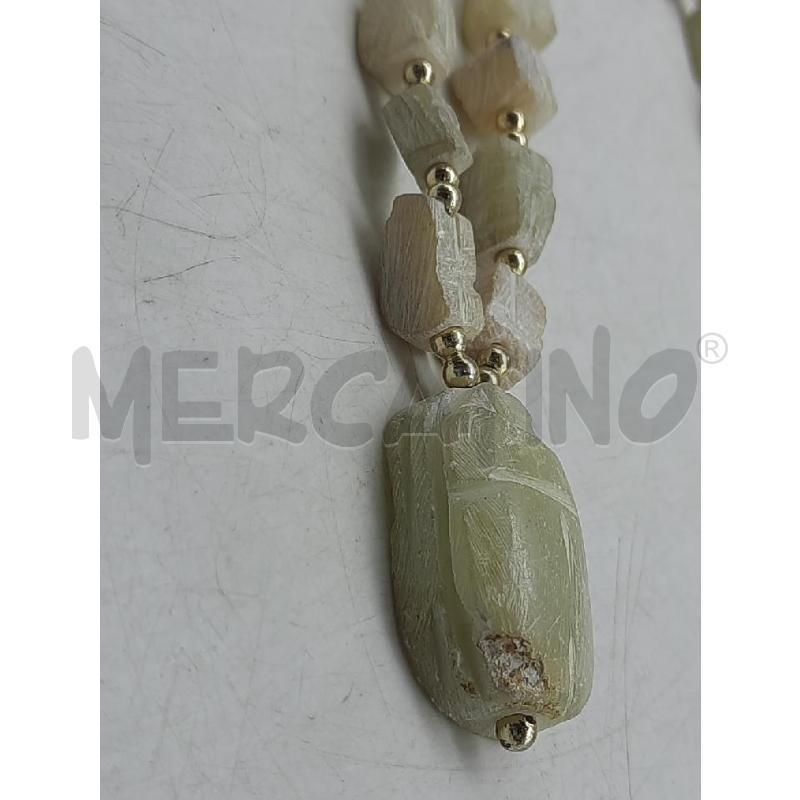 COLLANA PIETRA NATURALE PEND SCARAB | Mercatino dell'Usato Roma rebibbia 2