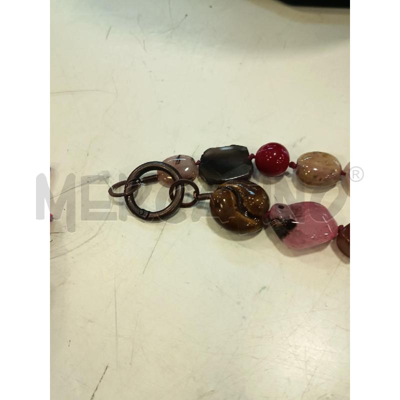 COLLANA PIETRE COLORATE  | Mercatino dell'Usato Roma rebibbia 3
