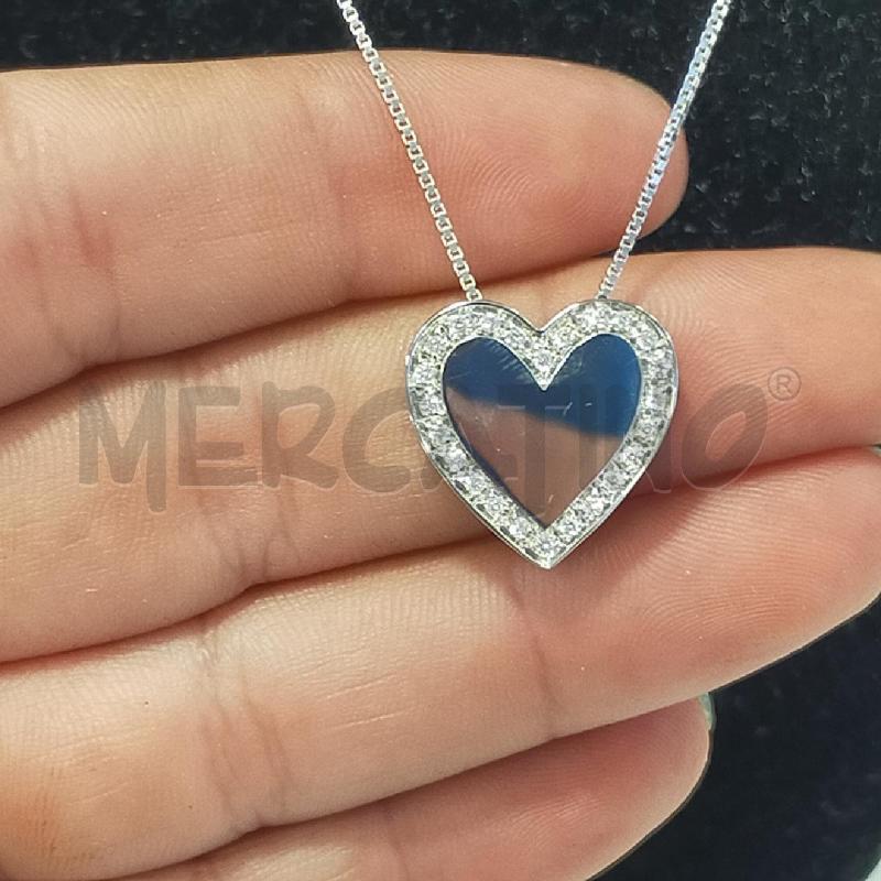 COLLANA SALVINI DOR CIONDOLO CUORE DIAMANTINI | Mercatino dell'Usato Roma rebibbia 5