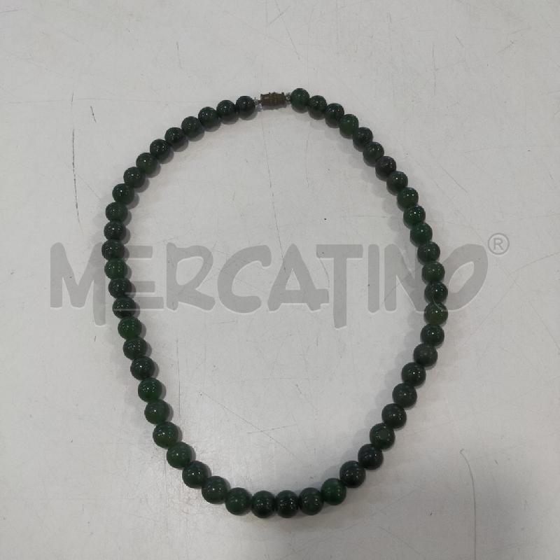 COLLANA SFERE VERDI | Mercatino dell'Usato Roma rebibbia 1