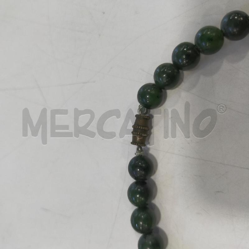 COLLANA SFERE VERDI | Mercatino dell'Usato Roma rebibbia 3