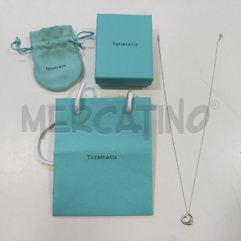 COLLANA TIFFANY&CO CUORE OPEN HEART ARG  | Mercatino dell'Usato Roma rebibbia 1