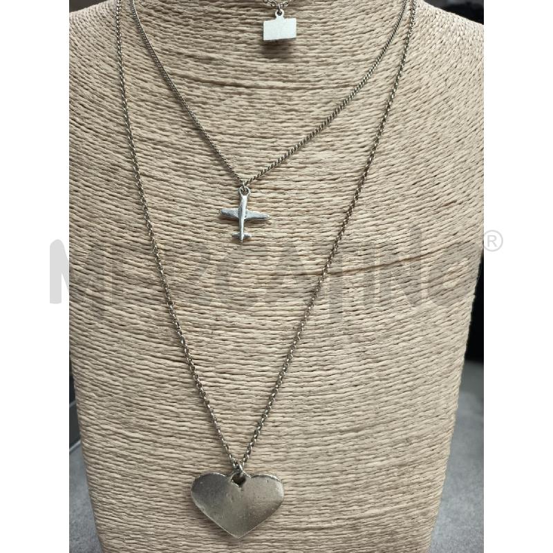 COLLANA VESTOPAZZO ARG PEND CUORE/MACCHINA FOTOGRAFICA/AEREO | Mercatino dell'Usato Roma rebibbia 4
