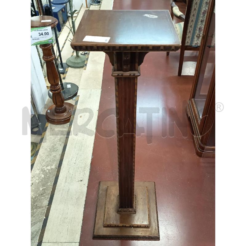 COLONNA NOCE LAVORATA | Mercatino dell'Usato Roma rebibbia 1