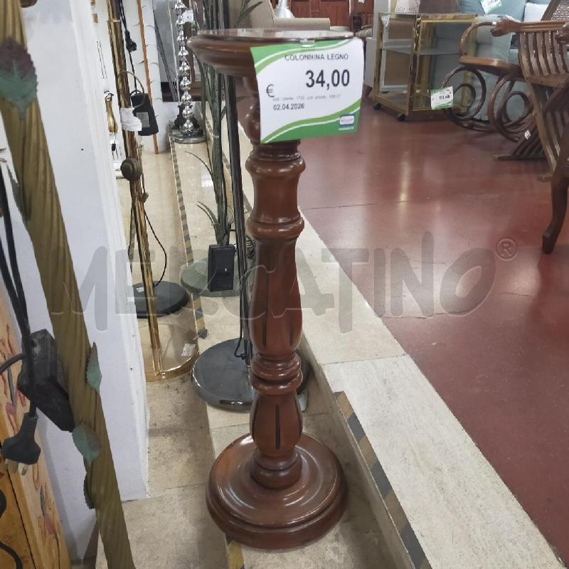 COLONNINA LEGNO  | Mercatino dell'Usato Roma rebibbia 1