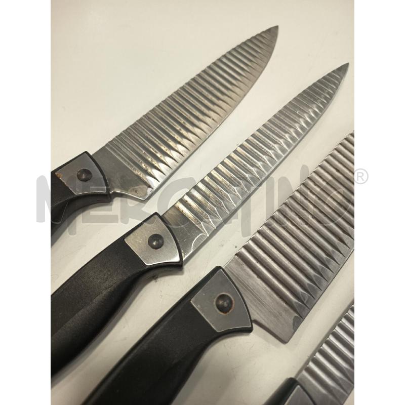 COLTELLI ANTI ADERENTI PROFESSIONALI M NERO 5PZ | Mercatino dell'Usato Roma rebibbia 2