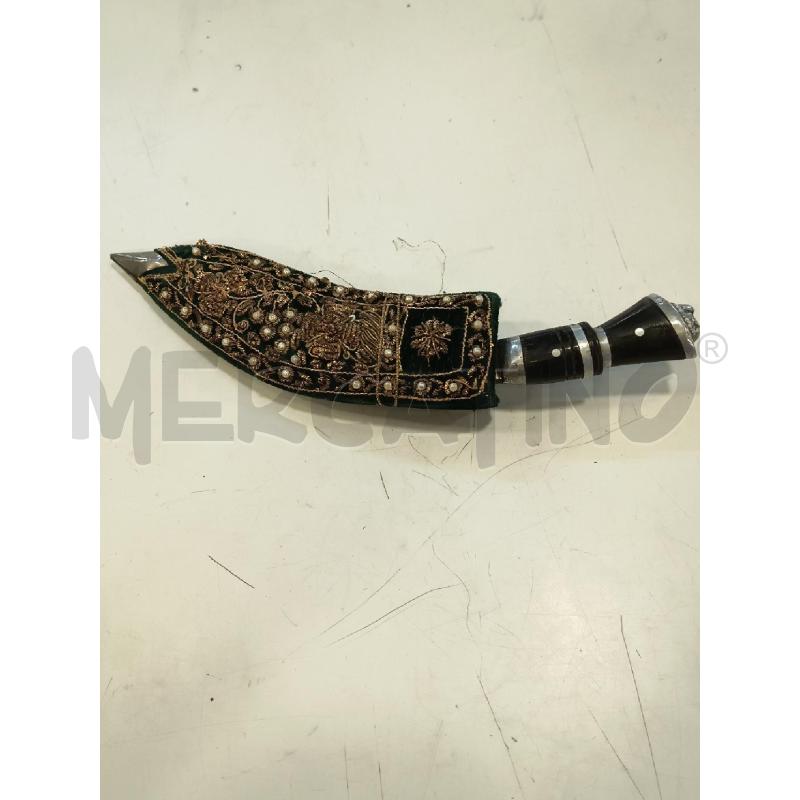 COLTELLO MEDIORIENTALE CURVO CUST BLU VELL | Mercatino dell'Usato Roma rebibbia 1