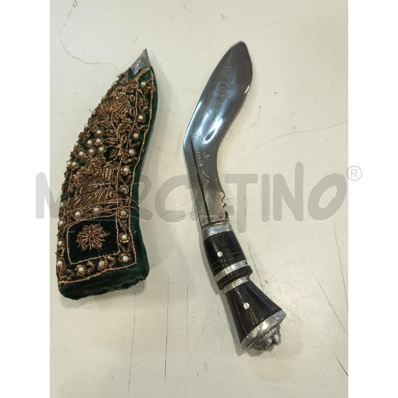 COLTELLO MEDIORIENTALE CURVO CUST BLU VELL | Mercatino dell'Usato Roma rebibbia 2