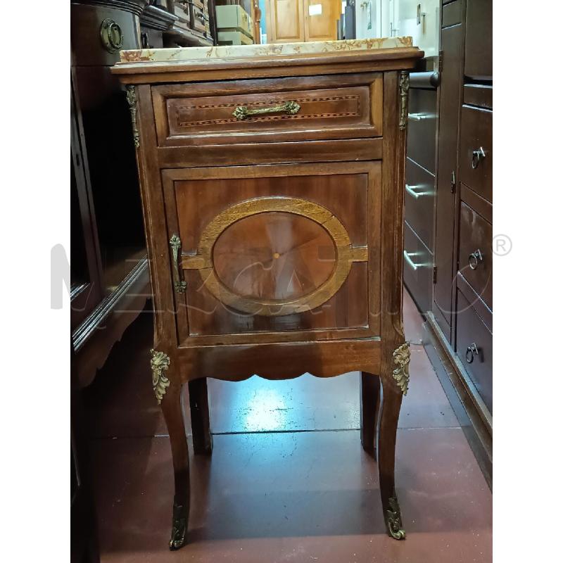 COMODINI COPPIA PIANO MARMO 1/C 1ANTA | Mercatino dell'Usato Roma rebibbia 1