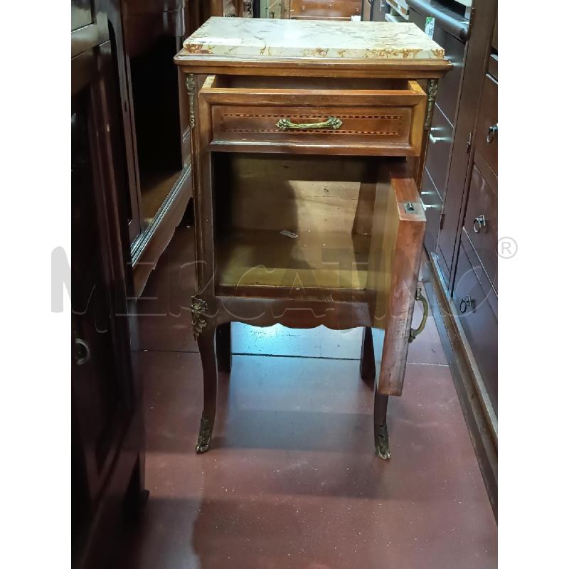 COMODINI COPPIA PIANO MARMO 1/C 1ANTA | Mercatino dell'Usato Roma rebibbia 2