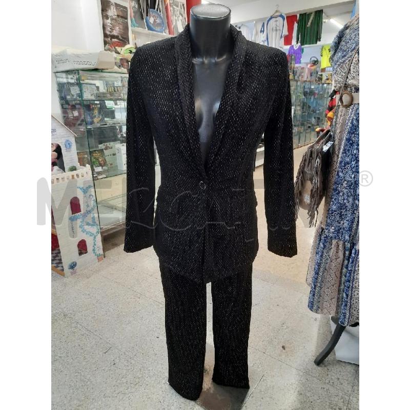 COMPLETO DONNA CALLIOPE GIACCA+PANTALONE NERO  | Mercatino dell'Usato Roma rebibbia 1