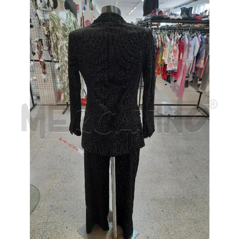 COMPLETO DONNA CALLIOPE GIACCA+PANTALONE NERO  | Mercatino dell'Usato Roma rebibbia 3