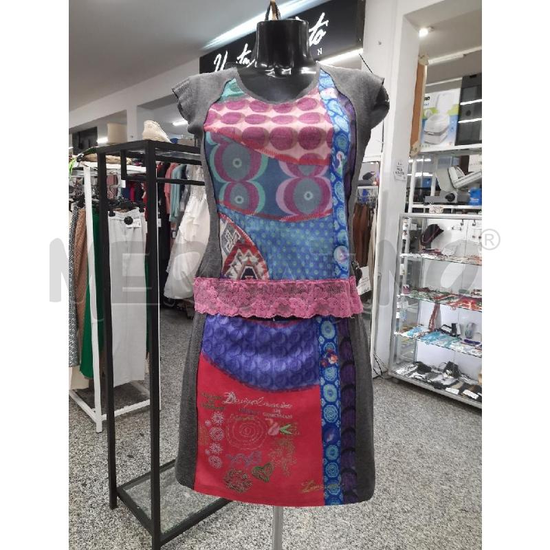 COMPLETO DONNA DESIGUAL GRIGIO PIZZO ROSA | Mercatino dell'Usato Roma rebibbia 1