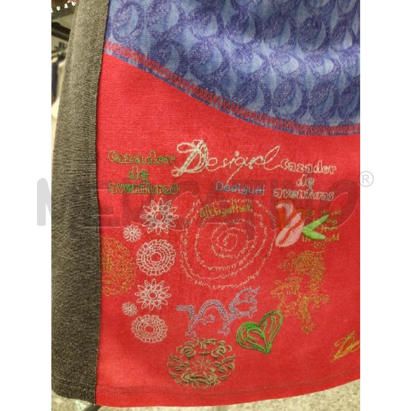 COMPLETO DONNA DESIGUAL GRIGIO PIZZO ROSA | Mercatino dell'Usato Roma rebibbia 3