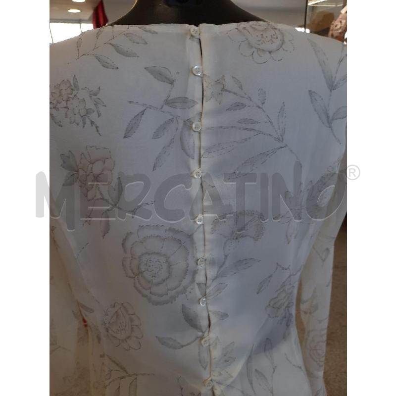 COMPLETO DONNA GONNA+MAGLIA BEIGE FIORI GR | Mercatino dell'Usato Roma rebibbia 3