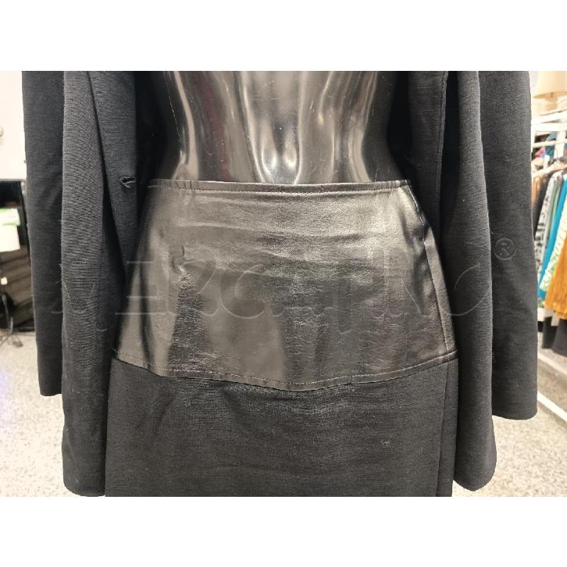 COMPLETO DONNA KRIZIA JEANS G+G NERO DETT PELLE | Mercatino dell'Usato Roma rebibbia 2