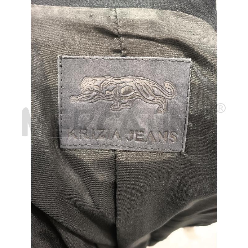 COMPLETO DONNA KRIZIA JEANS G+G NERO DETT PELLE | Mercatino dell'Usato Roma rebibbia 3