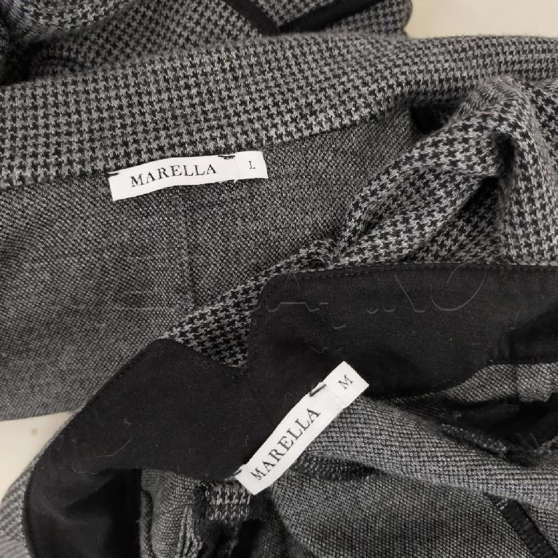 COMPLETO DONNA MARELLA MORBIDO GRIGIO/NERO TGM | Mercatino dell'Usato Roma rebibbia 4