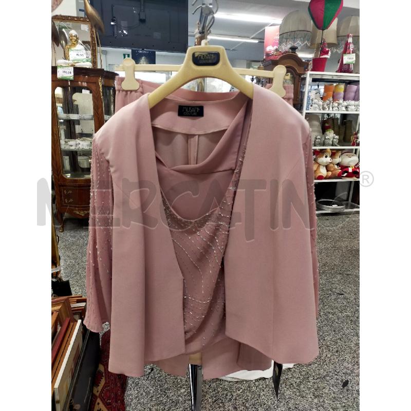 COMPLETO DONNA MUSANI COUTURE ROSATO TG57 PZ3 | Mercatino dell'Usato Roma rebibbia 1