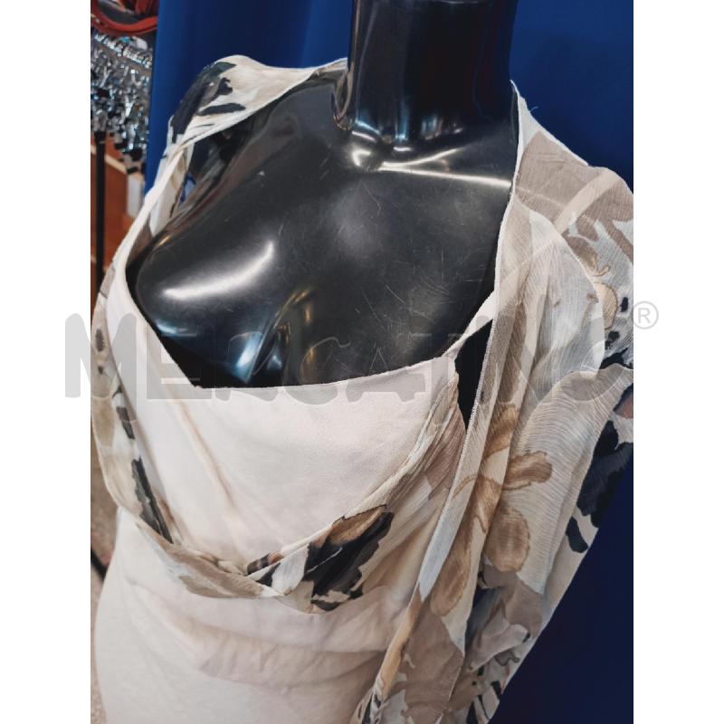 COMPLETO DONNA PZ4 BEIGE VELO MACULATO 100%SETA100%LINO | Mercatino dell'Usato Roma rebibbia 3
