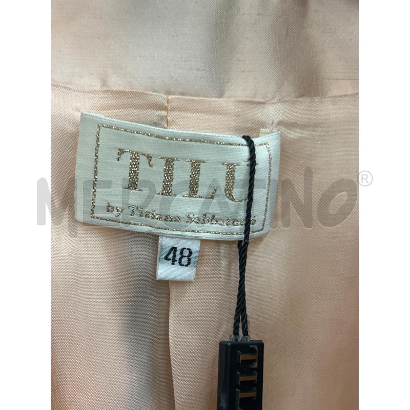 COMPLETO DONNA TILU' GIACCA ROSA ANTICO PIZZO NERO+VESTITO LUNGO NERO TG 48 | Mercatino dell'Usato Roma rebibbia 3
