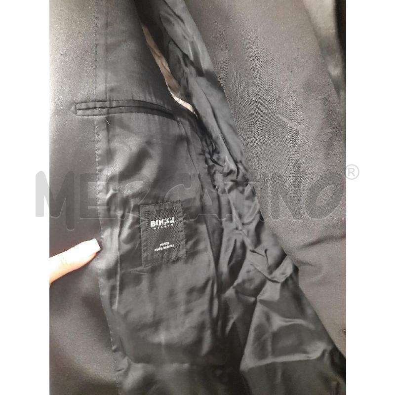 COMPLETO UOMO BOGGI MILANO NERO TG48/50 | Mercatino dell'Usato Roma rebibbia 2