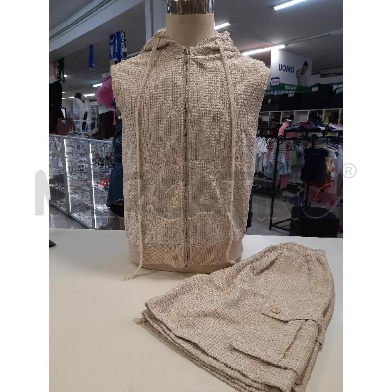 COMPLETO UOMO DUCA HOME BEIGE 2PZ | Mercatino dell'Usato Roma rebibbia 1