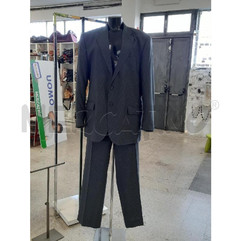 COMPLETO UOMO VIVALDI GRIGIO RIGHETTE TG58 | Mercatino dell'Usato Roma rebibbia 1