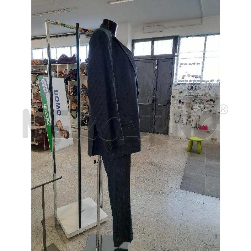 COMPLETO UOMO VIVALDI GRIGIO RIGHETTE TG58 | Mercatino dell'Usato Roma rebibbia 3