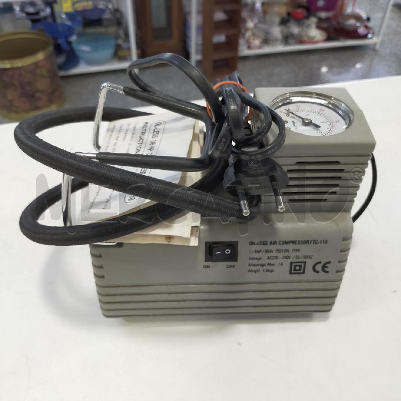 COMPRESSORE OIL LESS AIR COMPRESSOR FTC-110 | Mercatino dell'Usato Roma rebibbia 1