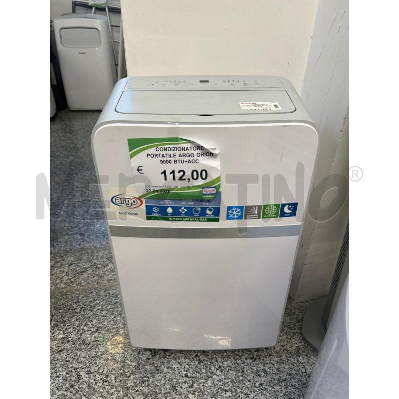 CONDIZIONATORE PORTATILE ARGO ORION 9000 BTU+ACC | Mercatino dell'Usato Roma rebibbia 1