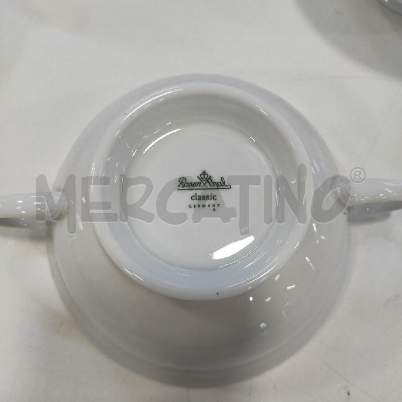 CONSOMME ROSENTHAL CERAM BIANCA 12PZ | Mercatino dell'Usato Roma rebibbia 3