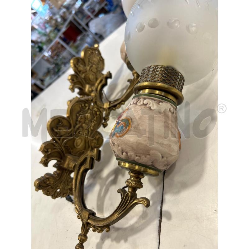 COPPIA APPLIQUE STILE VENEZIANO  | Mercatino dell'Usato Roma rebibbia 2