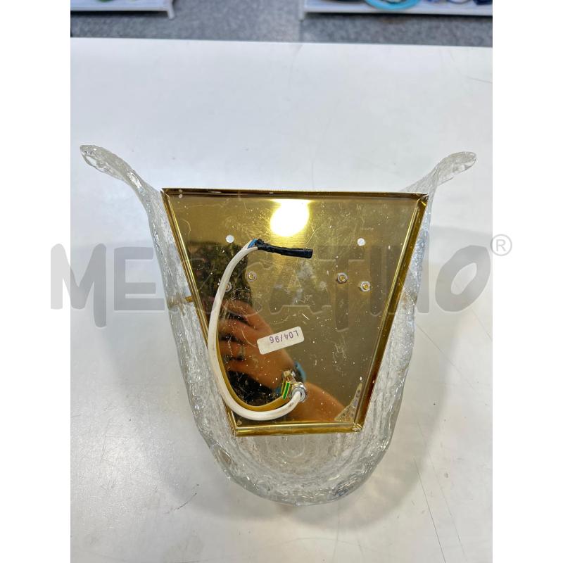 COPPIA APPLIQUE VETRO EFFETTO CREPATO | Mercatino dell'Usato Roma rebibbia 4