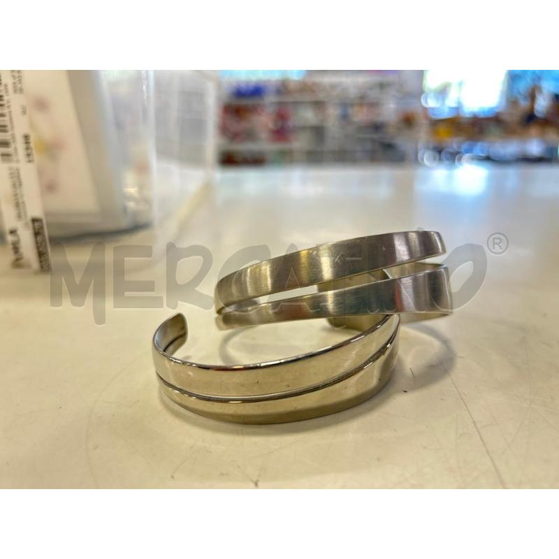 COPPIA BRACCIALI CROMO BREIL RIGIDI | Mercatino dell'Usato Roma rebibbia 1