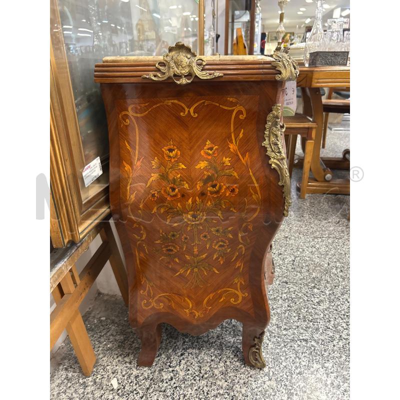 COPPIA COMODINI INTARS.3/C PIANO MARMO | Mercatino dell'Usato Roma rebibbia 2