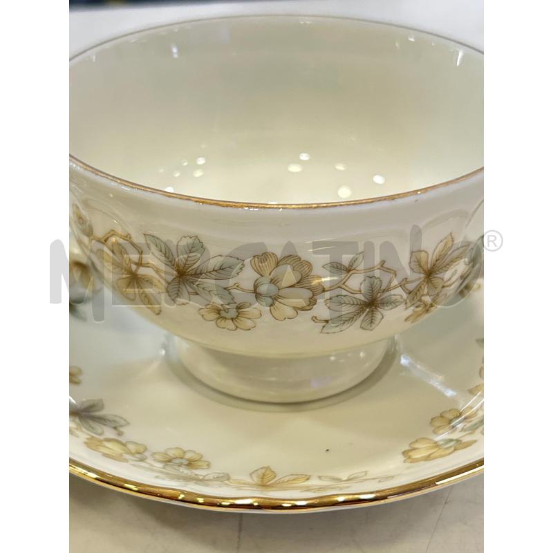 COPPIA CONSOMME RICHARD GINORI FIORI BEIGE | Mercatino dell'Usato Roma rebibbia 2