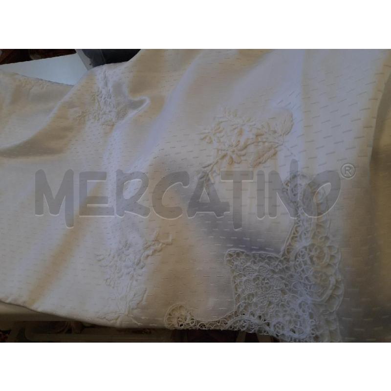 COPRILETTO MATR BIANCO MISTO SETA  | Mercatino dell'Usato Roma rebibbia 2