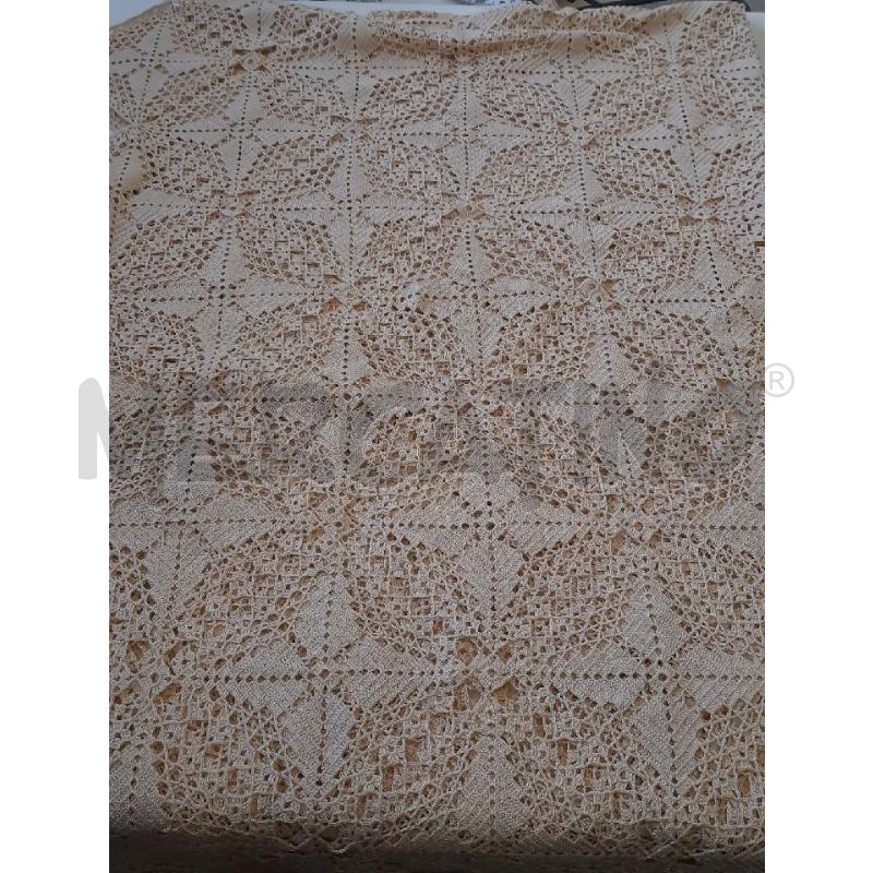 COPRITAVOLA BEIGE RETTANGOLARE UNCINETTO | Mercatino dell'Usato Roma rebibbia 2