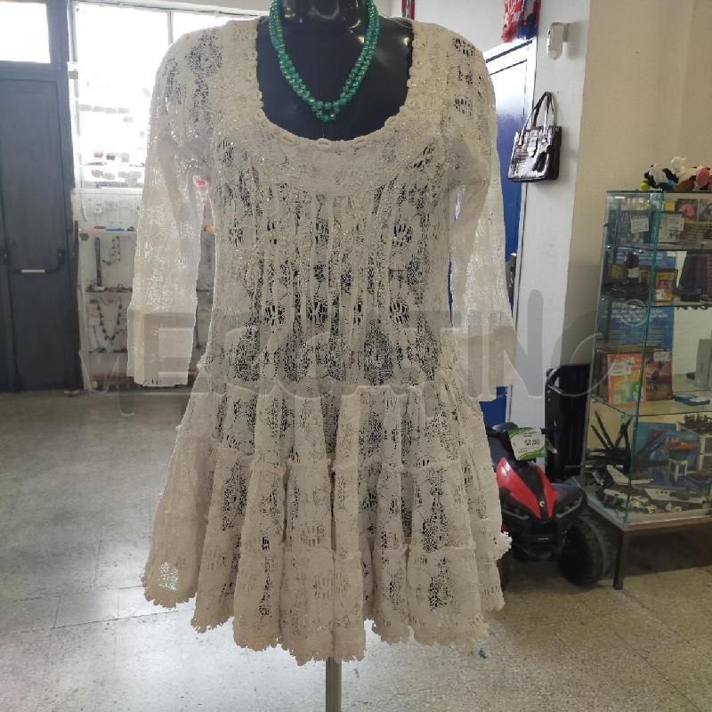 COPRI COSTUME ANTICA SARTORIA BIANCO LAVORATO PERLINE  | Mercatino dell'Usato Roma rebibbia 1
