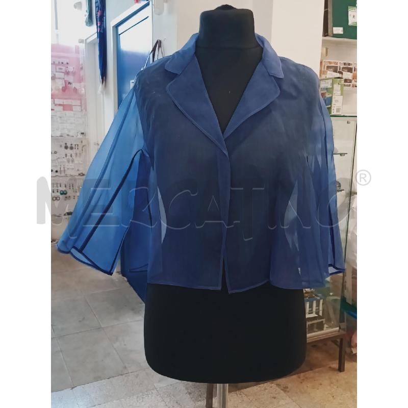 COPRI SPALLA MAX MARA BLU 100% SETA | Mercatino dell'Usato Roma rebibbia 1