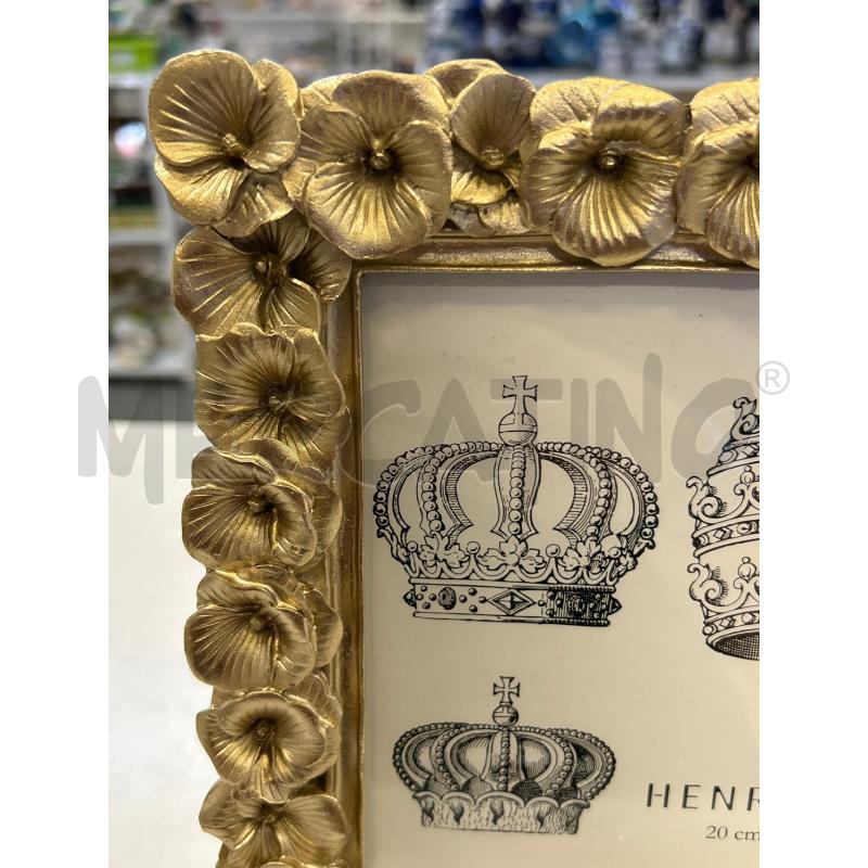 CORNICETTA HENRIETTE DORATA FIORI  | Mercatino dell'Usato Roma rebibbia 2